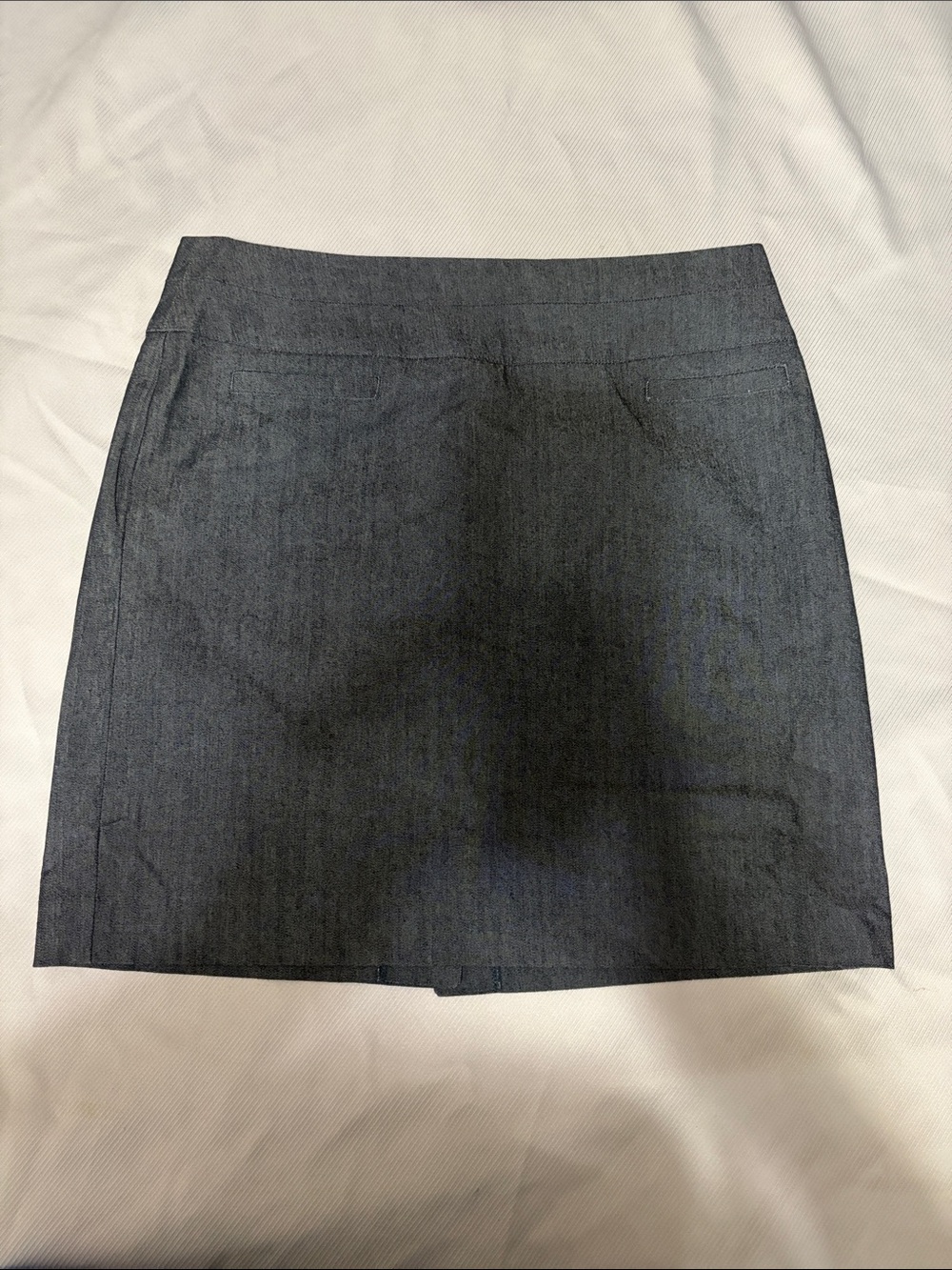 Dark Gray Straight Mini Skirt